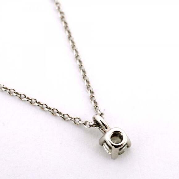 TIFFANY Authentic Silver Diamond Necklace - Picture 2 of 7